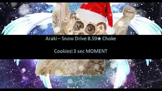 Osu 8.59★ Choke Gameplay [Araki - Snow Drive 8★ Jumps]