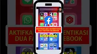 Cara Buka & Aktifkan Sesi Autentikasi Dua Faktor Facebook #shorts #facebook #a2f #2fa #fb