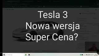 Szokujące ceny tesli 3
