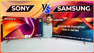 Sony vs Samsung 📺 Sony BRAVIA 2 Vs Samsung Crystal 4K Dynamic | Premium 43