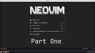 Making a basic Neovim config and setting it up