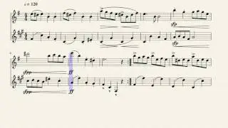 Flute and Clarinet Duet in E minor