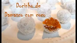 Docinho fit de damasco e coco sem adição de açúcar