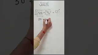 Solve this question/ learning maths in a better way/ learning videos #shorts #mathshorts