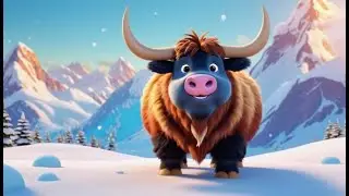 Yak Horns Go Toss Toss Toss | English Nursery Rhyme | Kids Songs | Baby Music