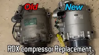 07-12 Acura RDX AC compressor replacement