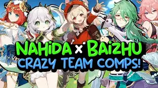 Baizhu x Nahida Crazy NEW Team Comps with Builds and Rotation - Genshin Impact