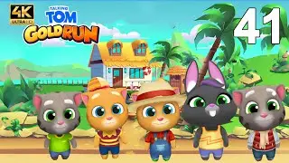 Talking Tom gold Run Gameplay Walkthrough Android Full Screen 4K | Part 41