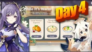 Genshin Impact While It's Warm Event (Day 4)