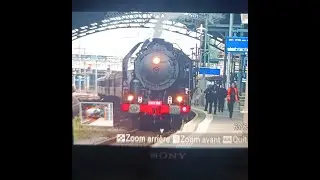 Après-midi à Lausanne pour un train à vapeur.