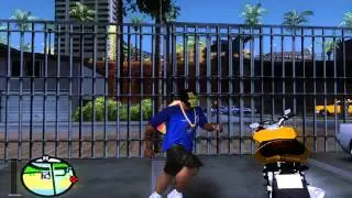 GTA Sa Role noturno de cb 600 Hornet- festa na GROVE project X
