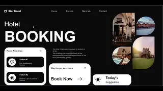 #webdevelopment #webdesign  Frontend template design for the hotel website