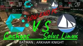 CachyOS vs Solus Linux: Linux Gaming FPS Benchmark Test