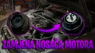 KAKO ZAMIJENITI NOSAČE MOTORA BMW E46 320CD