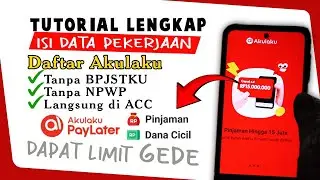 Cara Isi Data Pekerjaan saat Daftar Akulaku Agar Langsung ACC Paylater, Pinjaman dan Dana Cicil