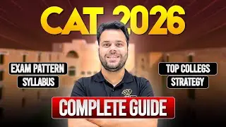 CAT 2026 Complete Guide: Exam Pattern, Syllabus, Top IIMs & Strategy | Udit Saini MBA Pathshala