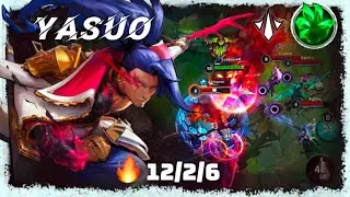 MID LANE YASUO GAMEPLAY | WILD RIFT | BEST RUNE FOR YASUO