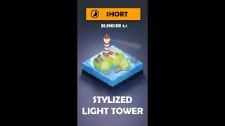 🏡 Blender 3 Lighthouse Low-poly Workflow 