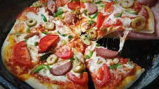 Пицца домашняя, тоненькая /Намного вкуснее чем в пиццерии/Pizza