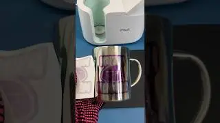 These sublimation steel mugs alter the color but look amazing! #sublimation