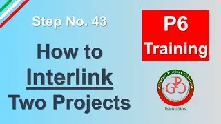 🔴 How to interlink two projects in Primavera P6?