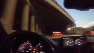 BMW M3 Under Bridge Pull Chicago POV (HD)