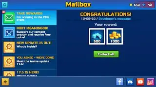 Thank you developers of Pixel Gun 3D! :D