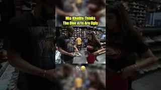 Mia Khalifa Thinks The Dior AJ1s Are Ugly 👟😂