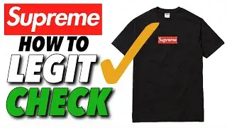How To Legit Check Supreme T-Shirts! (Real vs. Fake Comparison)