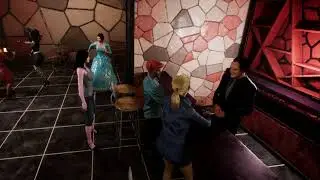 UE5.0.0 Metahumans city sample crowd