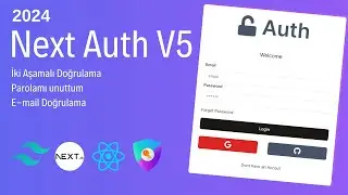 Next Auth V5 ile Giriş İşlemleri |Doğrulama ve Yetkilendirme |  React, NextJS, TailwindCSS,  Shdnc