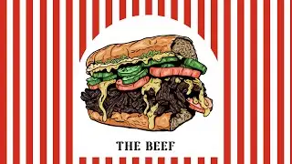 Procreate Beef Sandwich Art | Start to Finish