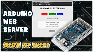 PROYECTO: Arduino Web Server + GIGA R1 WiFI