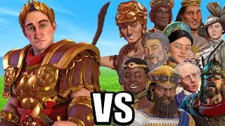10 Deity AI Vs CAESAR - Civ 6 Deity Challenge
