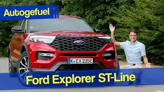 2020 Ford Explorer ST-Line Plugin-Hybrid REVIEW - Autogefuel