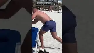 Beach Nipple Flick Prank! 