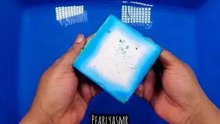 TEAL DYED GYM CHALK WATER CRUMBLE-ASMR
