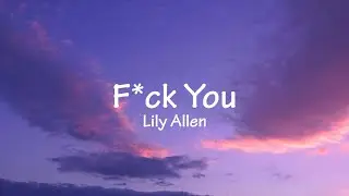 Lily Allen - Fck You (Lyrics) (Amelia Clarke Cover)#13