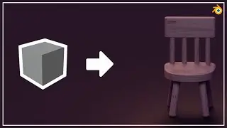 Chair in Blender 3.4 - 3D Modeling Process - 3D Art Owl