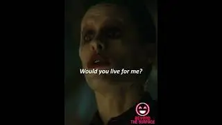 JOKER - WOULD YOU DIE FOR ME? THAT'S TOO EASY. WOULD YOU LIVE FOR ME?