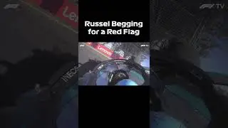 Russel frightened, BEGGING for a RED FLAG - Team radio Russel Australian GP #formula1