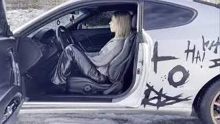 Alina is stuck on an icy road