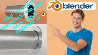 How to Make Flange with welding effect in blender