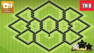 TOP 10 TH8 BASE AND LAYOUT WITH LINK|2025|CLASH OF CLANS|