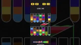Прохождение Water Sort Puzzle level 245 👍🏻👍🏻👍🏻