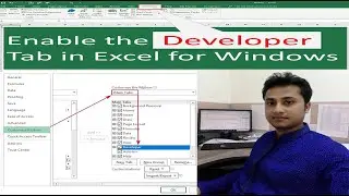 How to Enable the Developer Tab in Excel | The Developer tab in the Excel Ribbon | Developer Tab