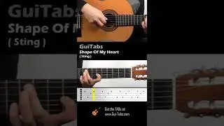 How to play Shape Of My Heart ❤ (Short Version) - Sting / Guitar Lesson / GuiTabs
