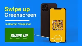 Instagram story/Snapchat swipe up greenscreen Version 14 | | Boring Graphics