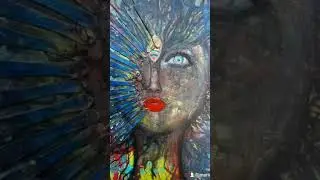 MC, Expósito Arte 🪶🦋🪷✨🙏 Título; Madre Tierra (Pachamama)#abstracto #art #artesanal #abstracto