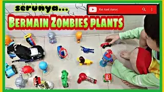 Bermain Zombies Plants Dengan Koleksi Mainan Karakter MC'D